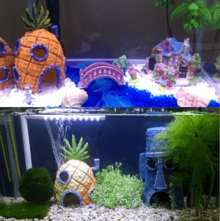 Spongebob Pineapple Paradise Resin Aquarium House