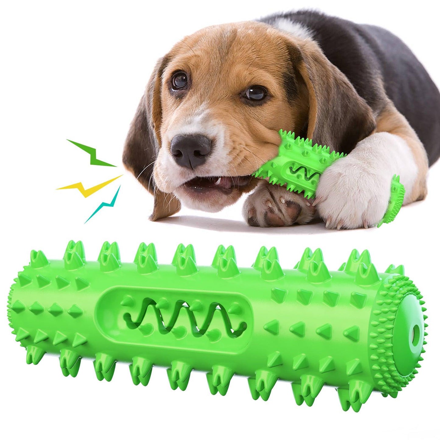 Pet Dental Delight Interactive Dog Toothbrush And Teething Toy
