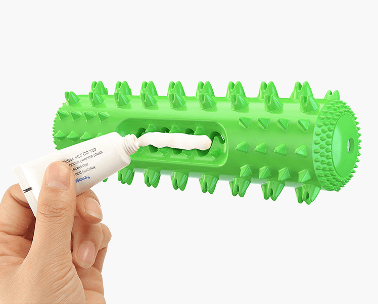 Pet Dental Delight Interactive Dog Toothbrush And Teething Toy