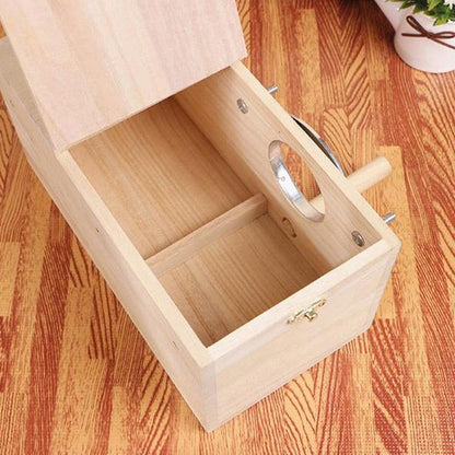 Rustic Natural Wood Birdhouse