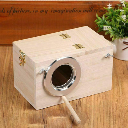Rustic Natural Wood Birdhouse