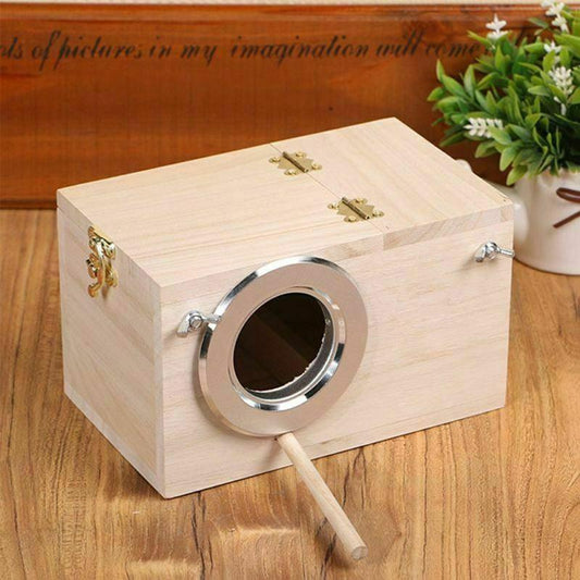 Rustic Natural Wood Birdhouse