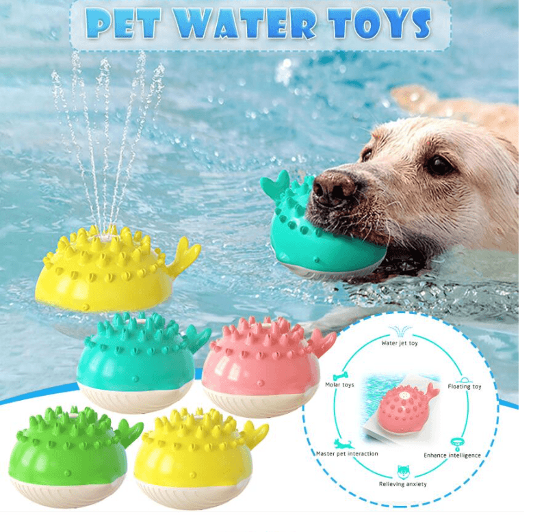 Electric Water Spray Dog Toy