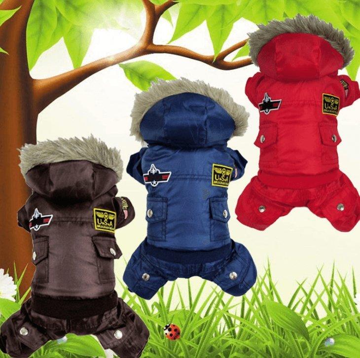 Air Force Inspired Four Legged Pet Suit
