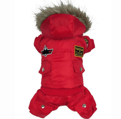 Air Force Inspired Four Legged Pet Suit