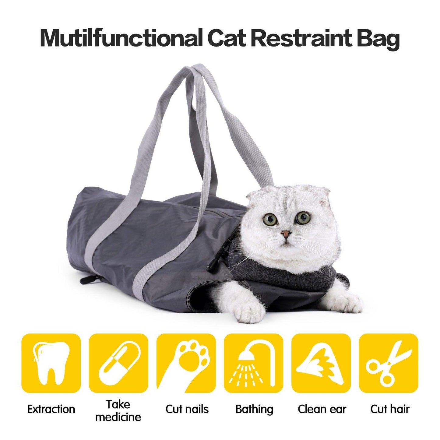 Anti Scratch And Bite Cat Travel Bag
