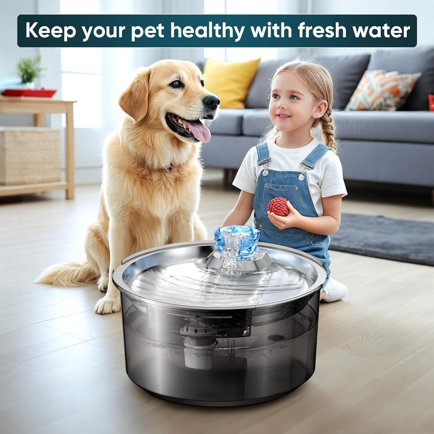 10L Dog Water Fountain
