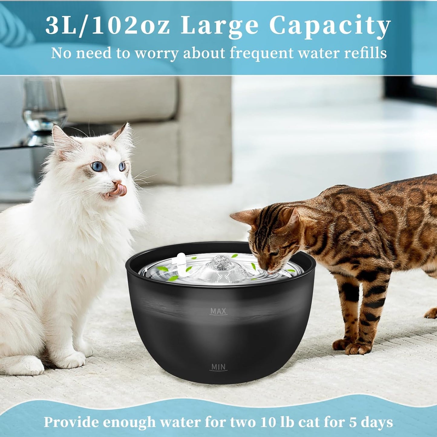 3L Cat Water Fountain