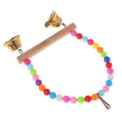 Colorful Beaded Bird Swing